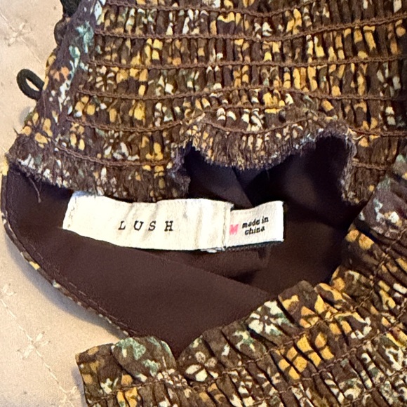 Lush Floral Long Sleeve Dress Size Medium ❤️ - Picture 4 of 5